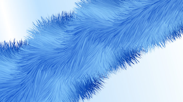 蓝色背景上的现代抽象蓝色渐变皮毛风格纹理图片下载