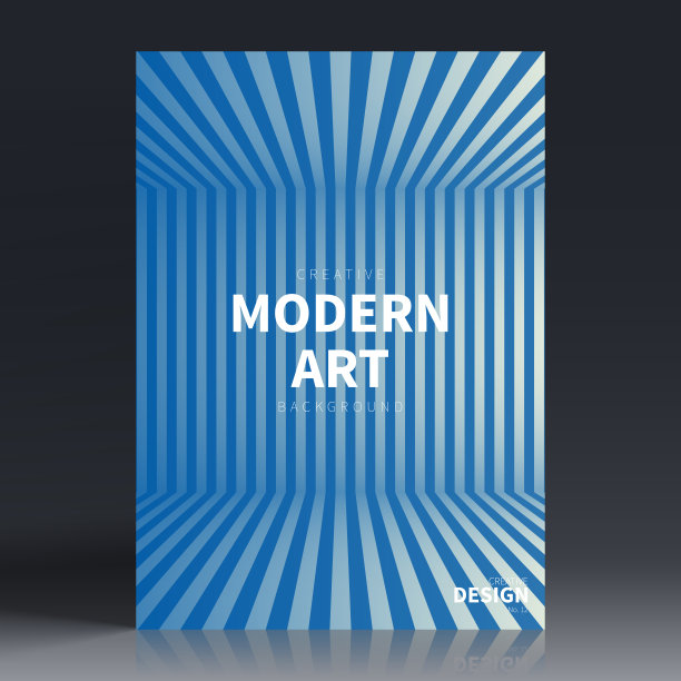 宣传册模板排版，蓝色封面设计，商业年报，传单，杂志图片下载