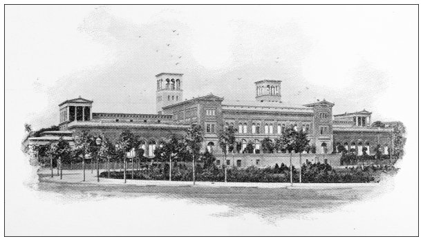 柏林和德国的古董旅行照片:克罗尔剧院图片下载