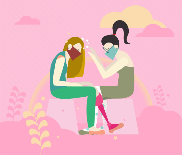 灵气疗法-替代保健插图背景-人们的生活方式图片下载