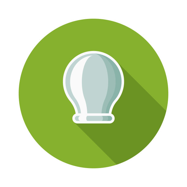 拔火罐疗法平面设计自然疗法图标与侧影图片下载