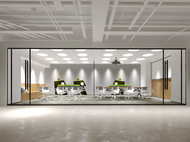 3d渲染董事会会议室图片下载