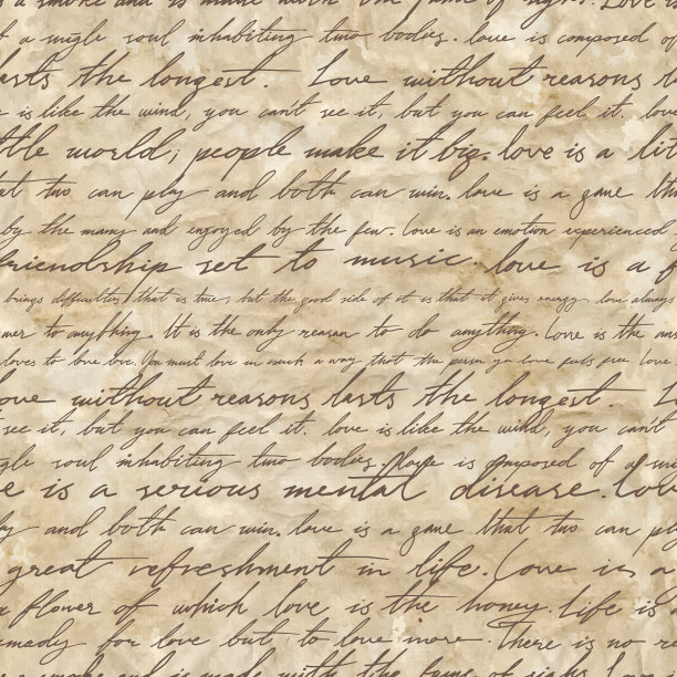 矢量无缝爱主题语录壁纸背景图片下载