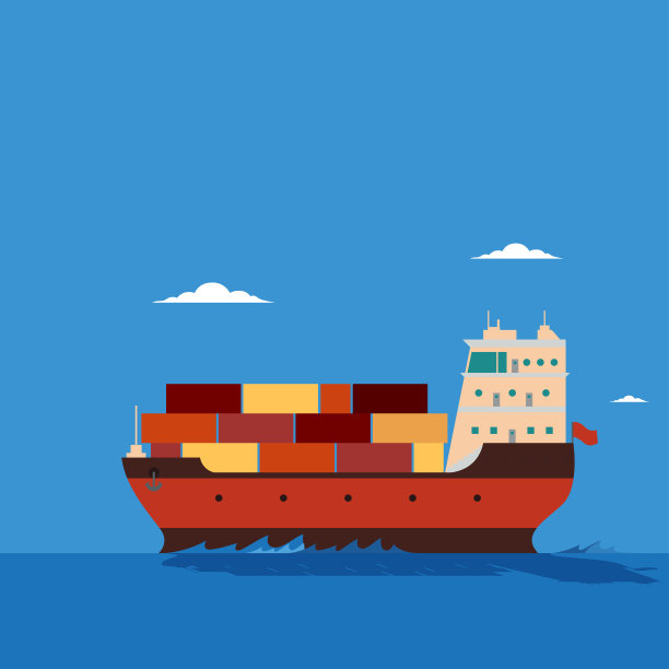 集装箱货船物流图片下载