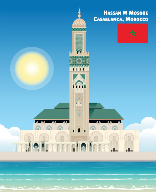 哈桑二世清真寺图片下载