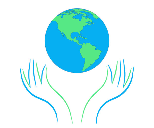 人类的手握着世界图片下载