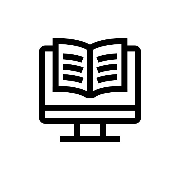 在线学习线图标，设计，像素完美，可编辑笔触。教育，在线阅读，有声书，电子书。图片下载
