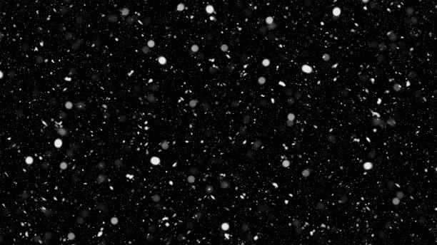 黑夜中的降雪图片下载