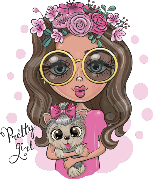 戴着花眼镜的女孩手持一支约克郡威士忌图片下载