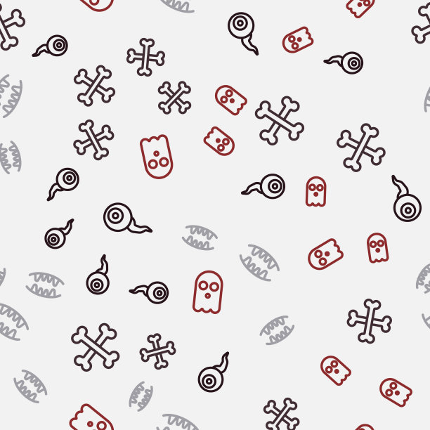 定线，眼睛交叉，骨头吸血鬼的牙齿图片下载