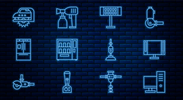 设线电脑显示器智能电视电器图片下载