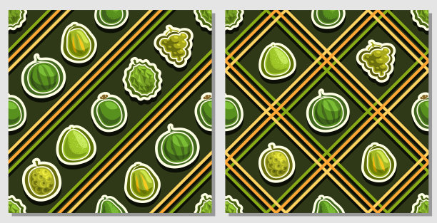 矢量水果无缝模式图片下载