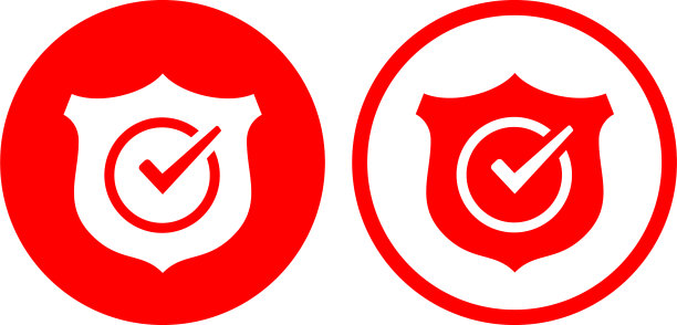 保护盾与Checkmark图标图片下载