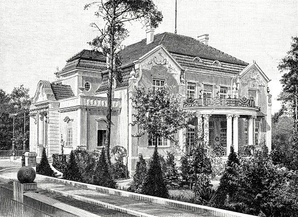 伊梅尔曼别墅，格伦沃尔德，柏林图片下载