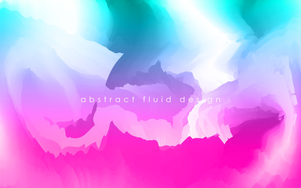 抽象水彩画风格的流体背景设计图片下载