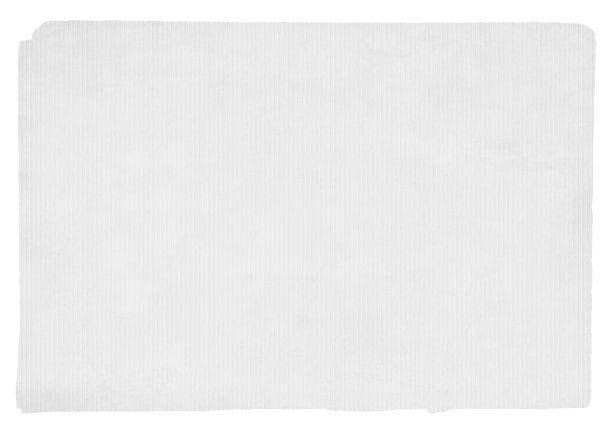 白色的背景类似有纹理的波纹旧纸有水平条纹和撕裂的边缘图片下载