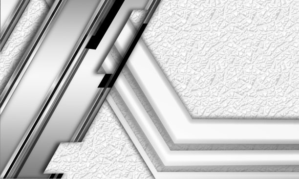 银色拉丝和雕刻几何金属背景。图片下载