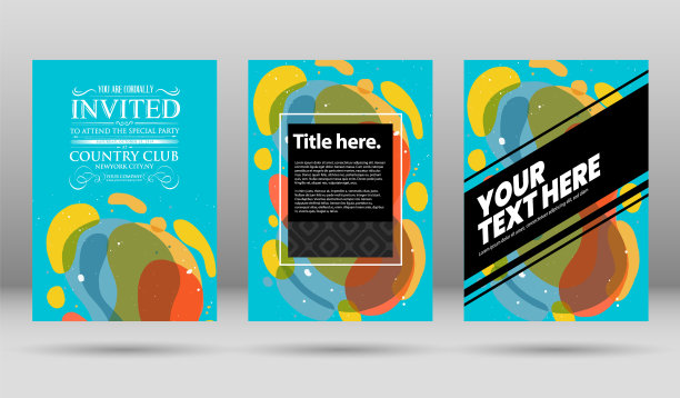 矢量覆盖设计模板图片下载