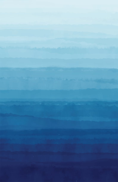 水彩海洋海洋蓝色波浪条纹复制空间抽象背景图片下载