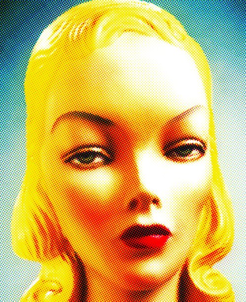 金发女人的特写图片下载