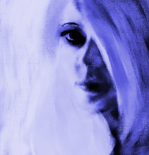 一个年轻女子的风景肖像图片下载