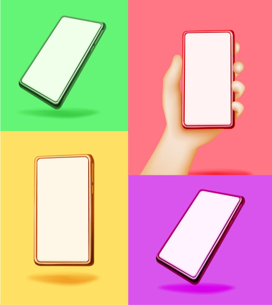 空白智能手机模型，手持智能手机图片下载