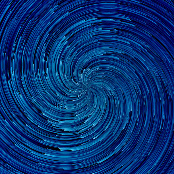 蓝色漩涡超现实背景图片下载