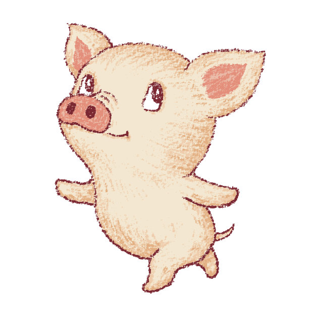 可爱的小猪跳舞图片下载