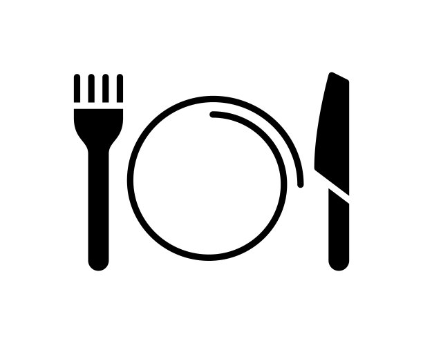 餐厅黑色填充矢量图标图片下载