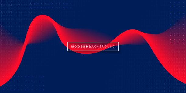 摘要现代波浪背景与几何形状图片下载