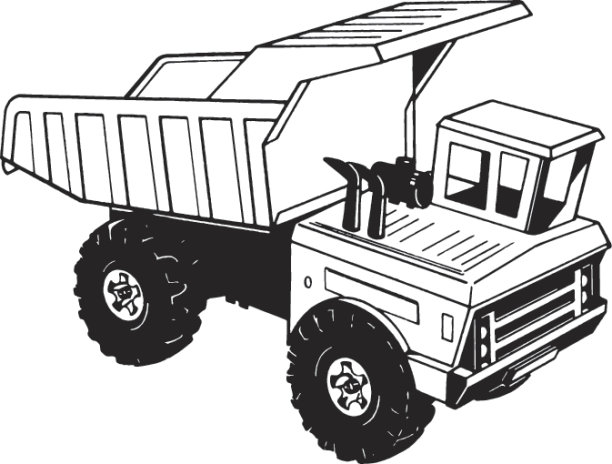 空自动倾卸卡车图片下载