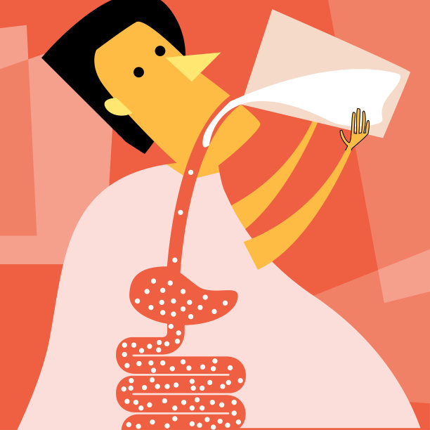 喝酸奶图片下载