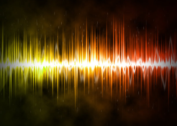 音乐的声波图片下载