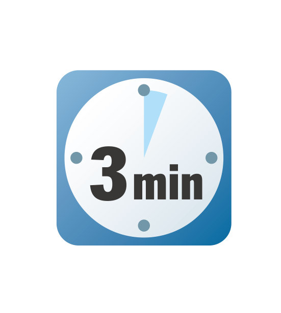 简单的3分钟计时器时钟图标图片下载