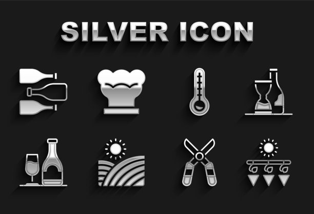 设置葡萄园葡萄酒葡萄瓶干燥图片下载