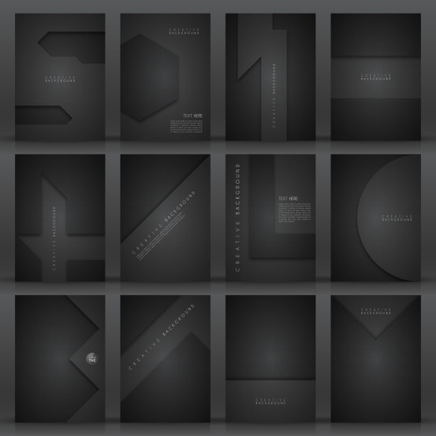 宣传册模板布局，封面设计，商业年度报告，传单，杂志图片下载