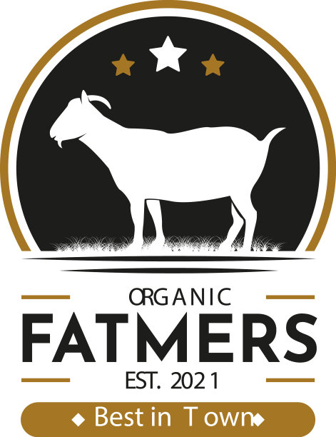 复古复古的山羊农场标志图片下载