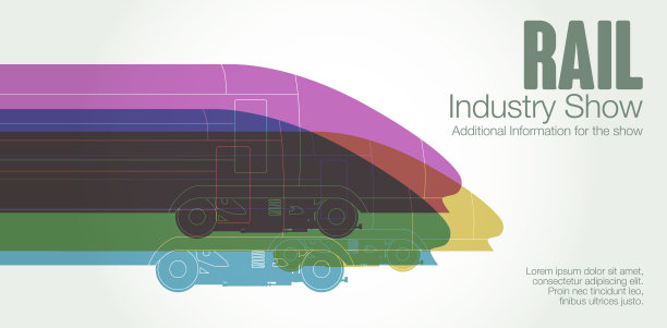 铁路展览或展览模板图片下载