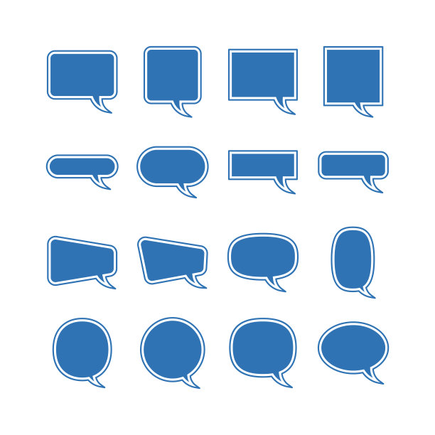 气泡图标图片下载