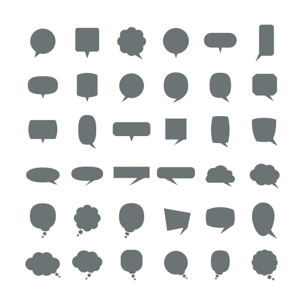 气泡图标图片下载