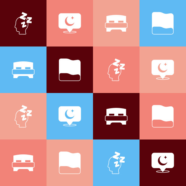 设定波普艺术梦想月亮和星星大床和图片下载