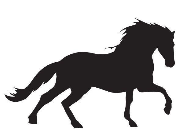 马的轮廓图片下载