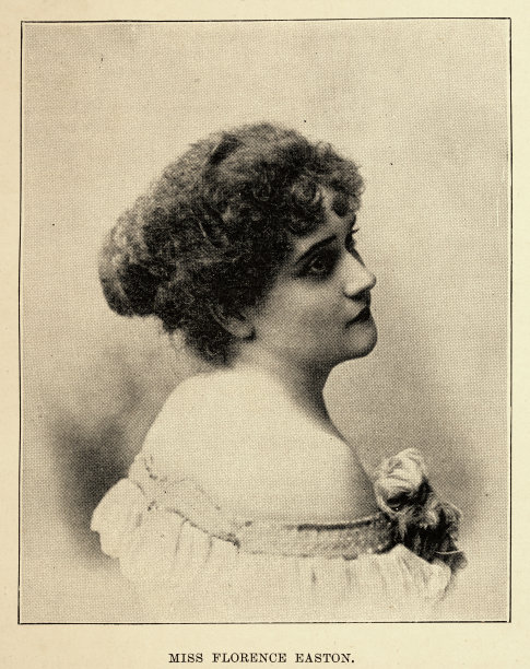 弗洛伦斯·伊斯顿，19世纪90年代英国戏剧女高音歌唱家图片下载