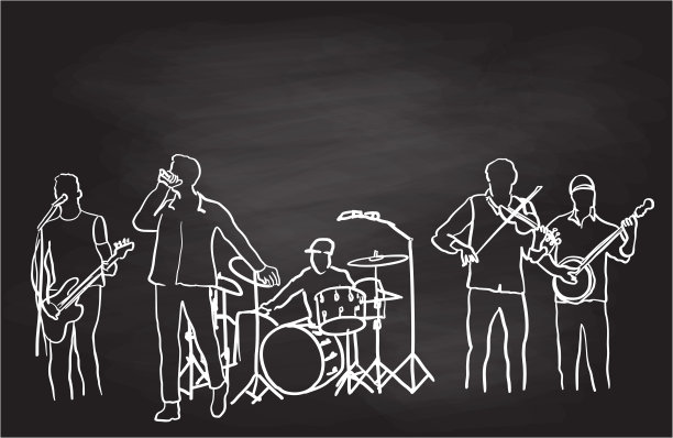 经典摇滚乐队白垩图片下载