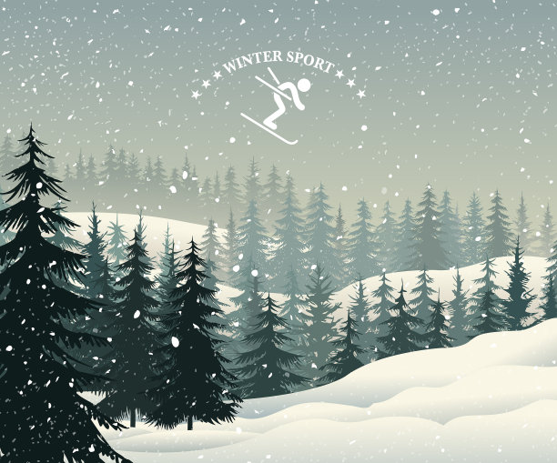 冬季运动假期图片下载