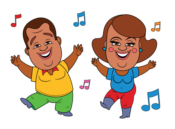 人们跳舞图片下载