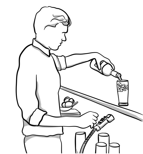 酒保的工作图片下载