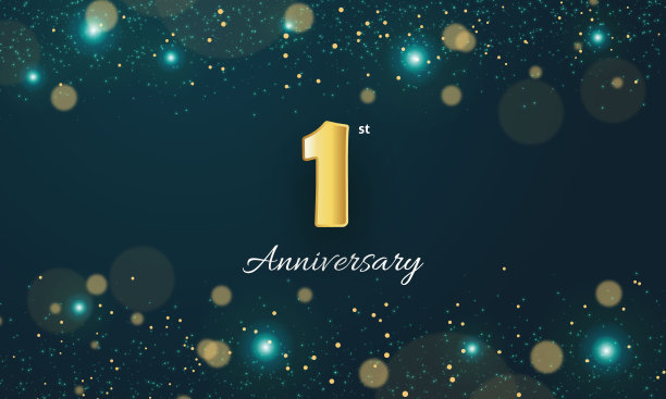 1周年金股票插图图片下载