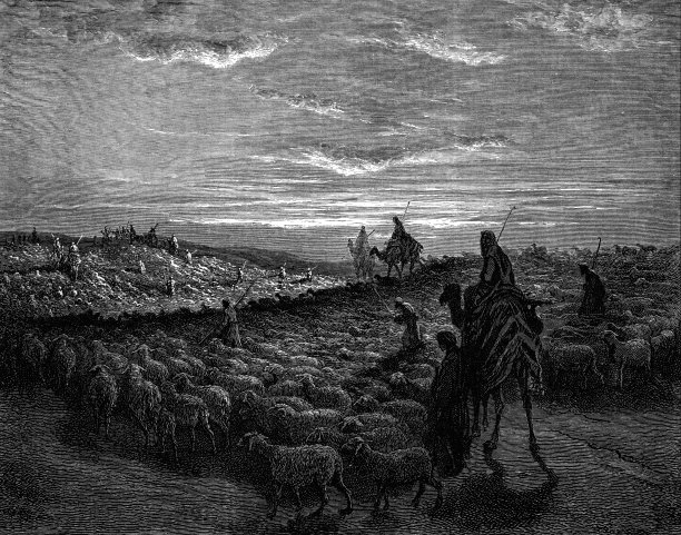 亚伯拉罕前往迦南图片下载