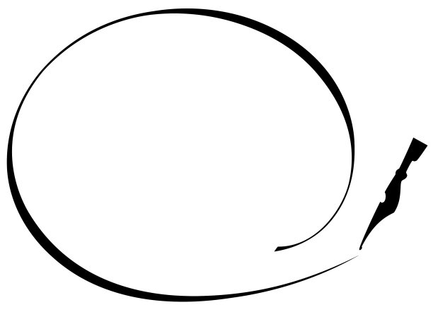 黑白图案钢笔图片下载